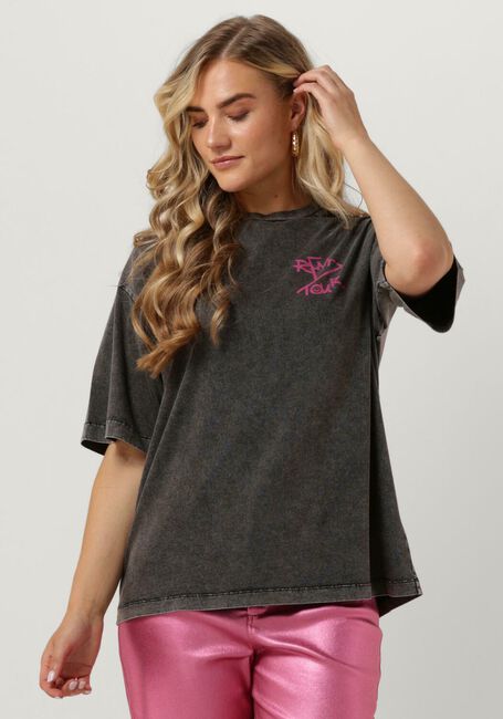 Grijze REFINED DEPARTMENT T-shirt MAGGY - large