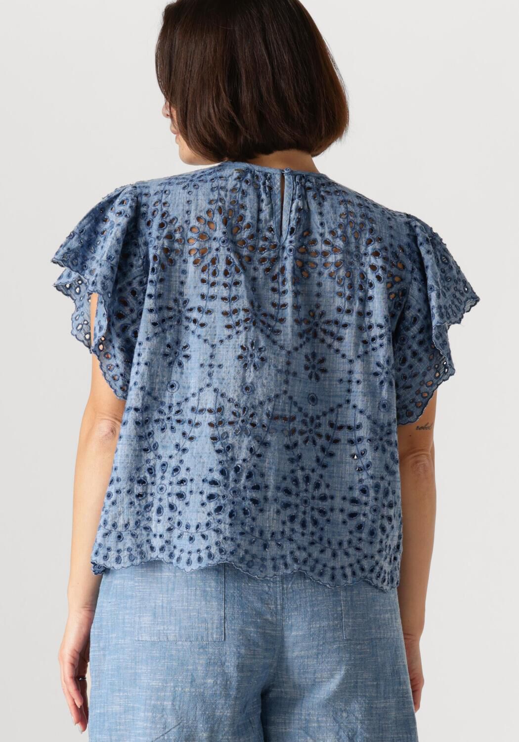 CIRCLE OF TRUST Dames Tops & T-shirts Alinna Blouse Blauw