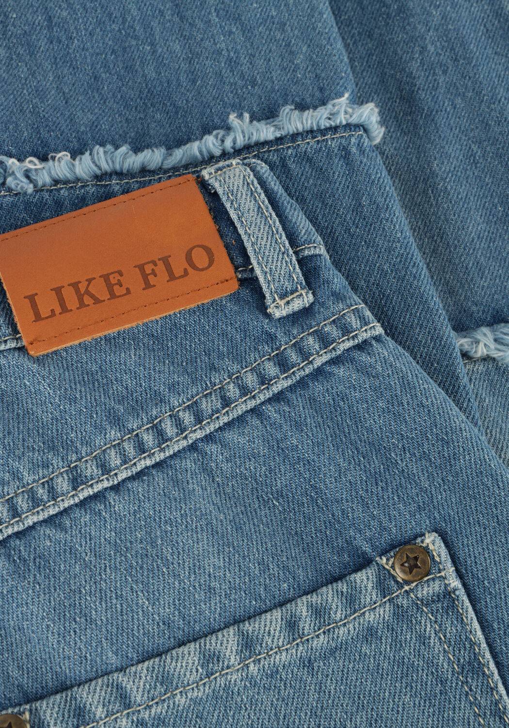 LIKE FLO Meisjes Jeans Femm Flo Denim Wide Leg Blauw