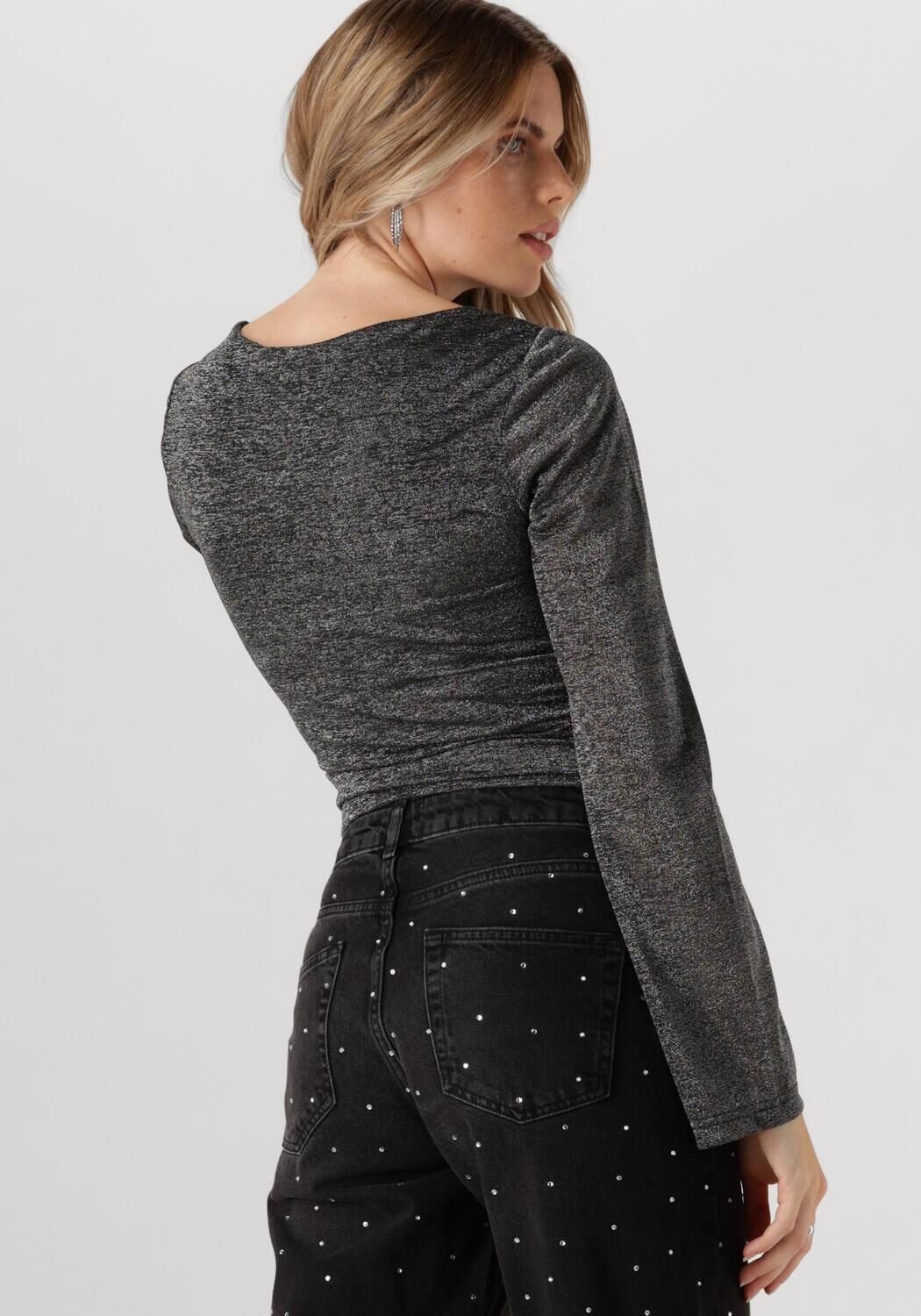 Y.A.S. Dames Tops & T-shirts Yasemla Ls Top Zwart