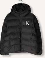 Zwarte CALVIN KLEIN Gewatteerde jas LS NYLON MONGRAM PUFFER JKT Zwarte CALVIN KLEIN Gewatteerde jas LS NYLON MONGRAM PUFFER JKT - medium