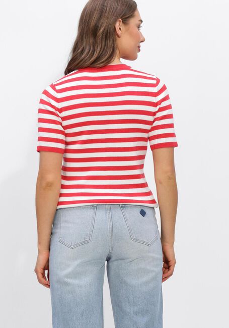 Rode OBJECT Top OBJESTER S/S NEW KNIT PULLOVER - large