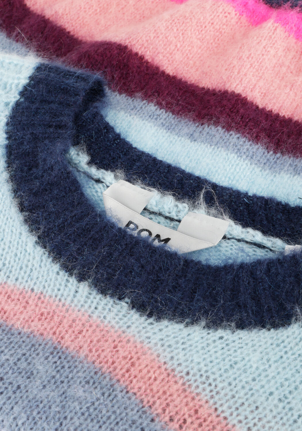 Multi POM AMSTERDAM Trui PULLOVER - BRUSHED STRIPES BLUE - large