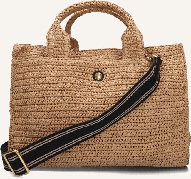 Beige COACH Handtas STRAW CARGO TOTE Beige COACH Handtas STRAW CARGO TOTE - large