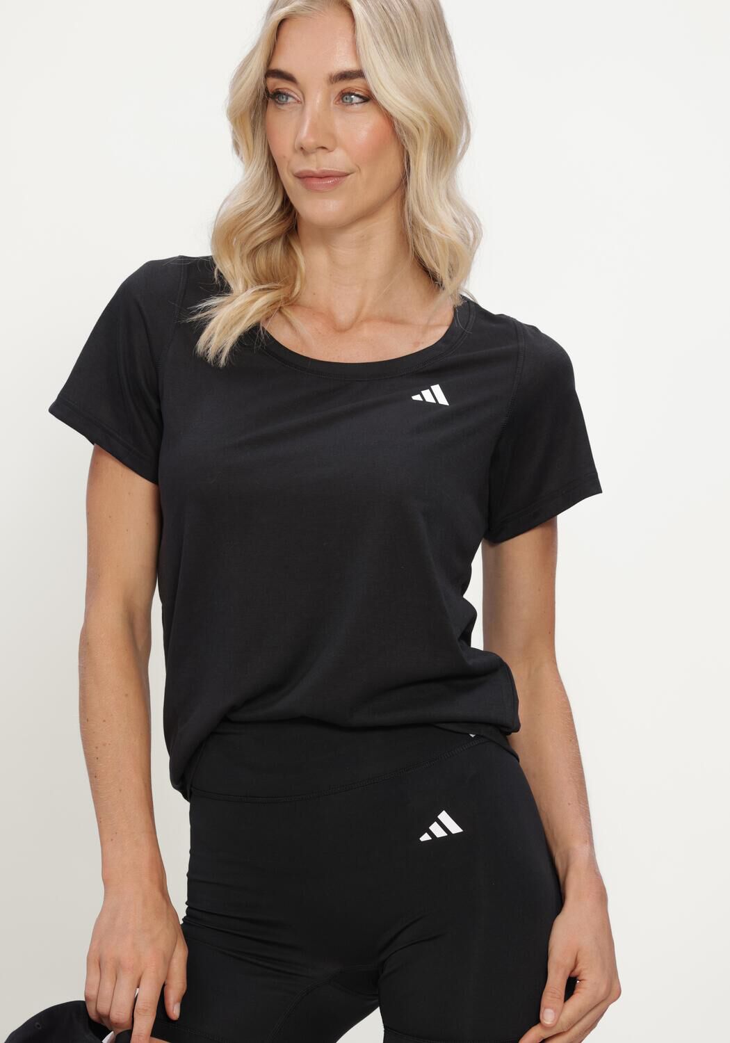 Zwarte ADIDAS Sportshirts WE MIN SCP TEE - large