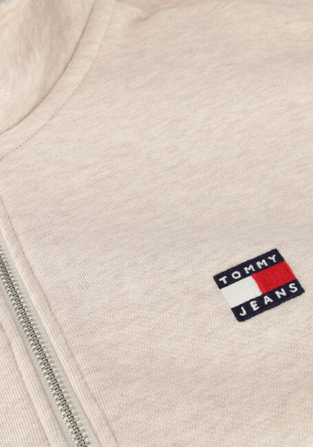 Beige TOMMY JEANS Sweater TJM RLX BADGE 1/4 ZIP Beige TOMMY JEANS Sweater TJM RLX BADGE 1/4 ZIP - large
