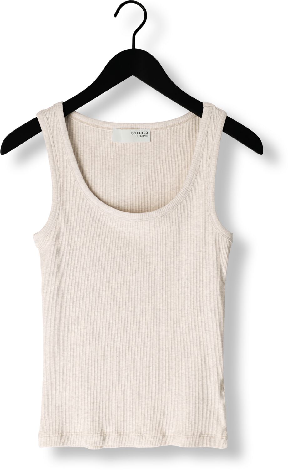 SELECTED FEMME Dames Tops & T-shirts Slfanna U-neck Tank Top Beige