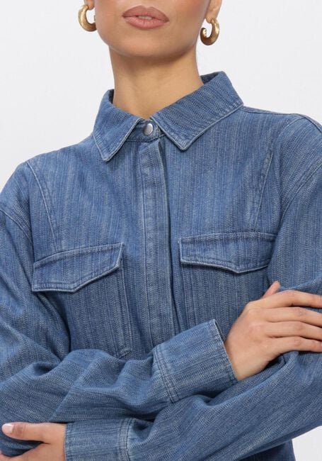 Blauwe OMODA ATELIER Blouses X MODEROSA - HALO - large