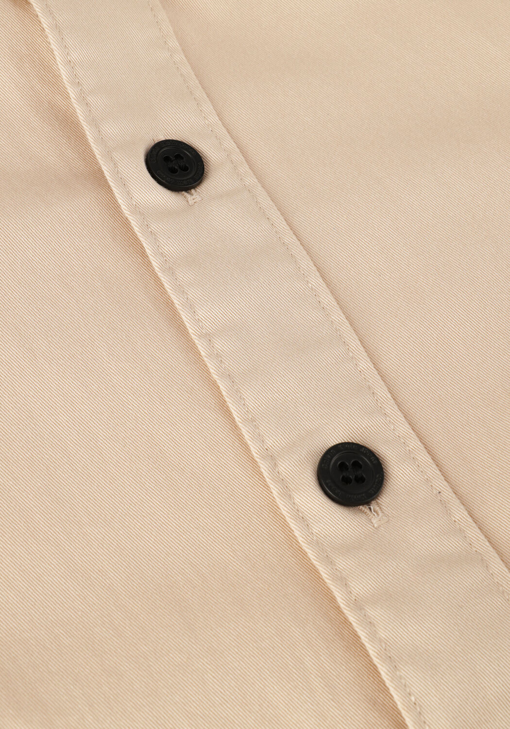 Beige CALVIN KLEIN Overshirt MONOLOGO BADGE RELAXED SHIRT - large