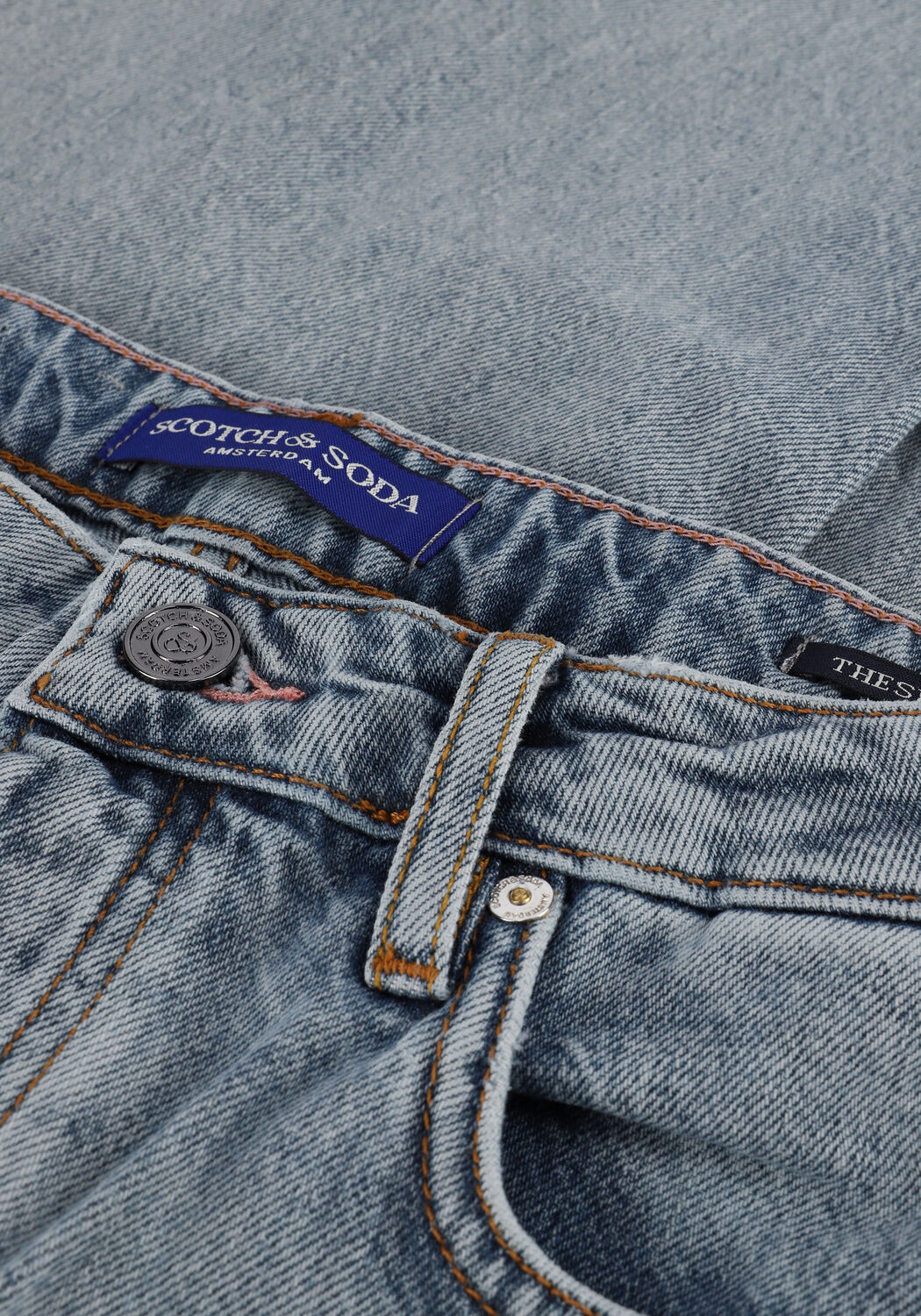 Blauwe SCOTCH & SODA Straight leg jeans THE SKY STRAIGHT JEANS WITH RE - large