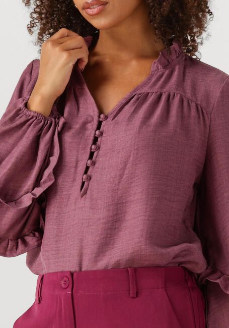 Paarse YDENCE Blouses BLOUSE JACKY - large