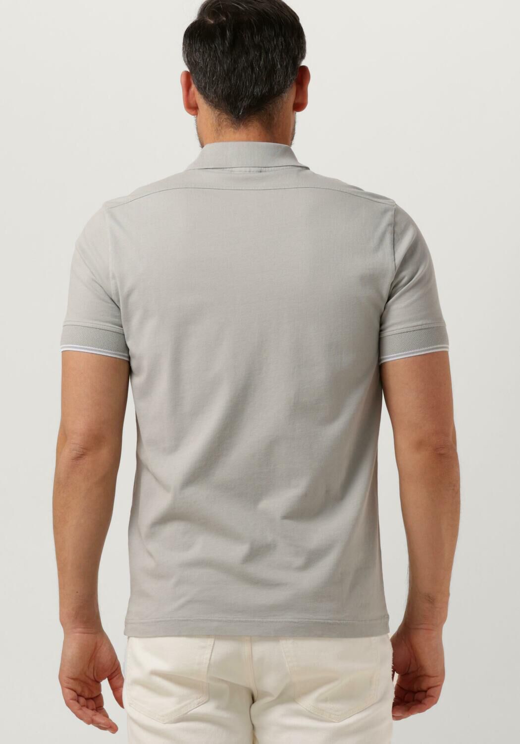 GENTI Heren Polo's & T-shirts J9034-1212 Taupe