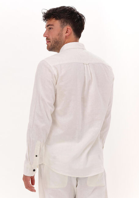 Gebroken wit ANERKJENDT Casual overhemd AKLOUIS LINEN SHIRT - large