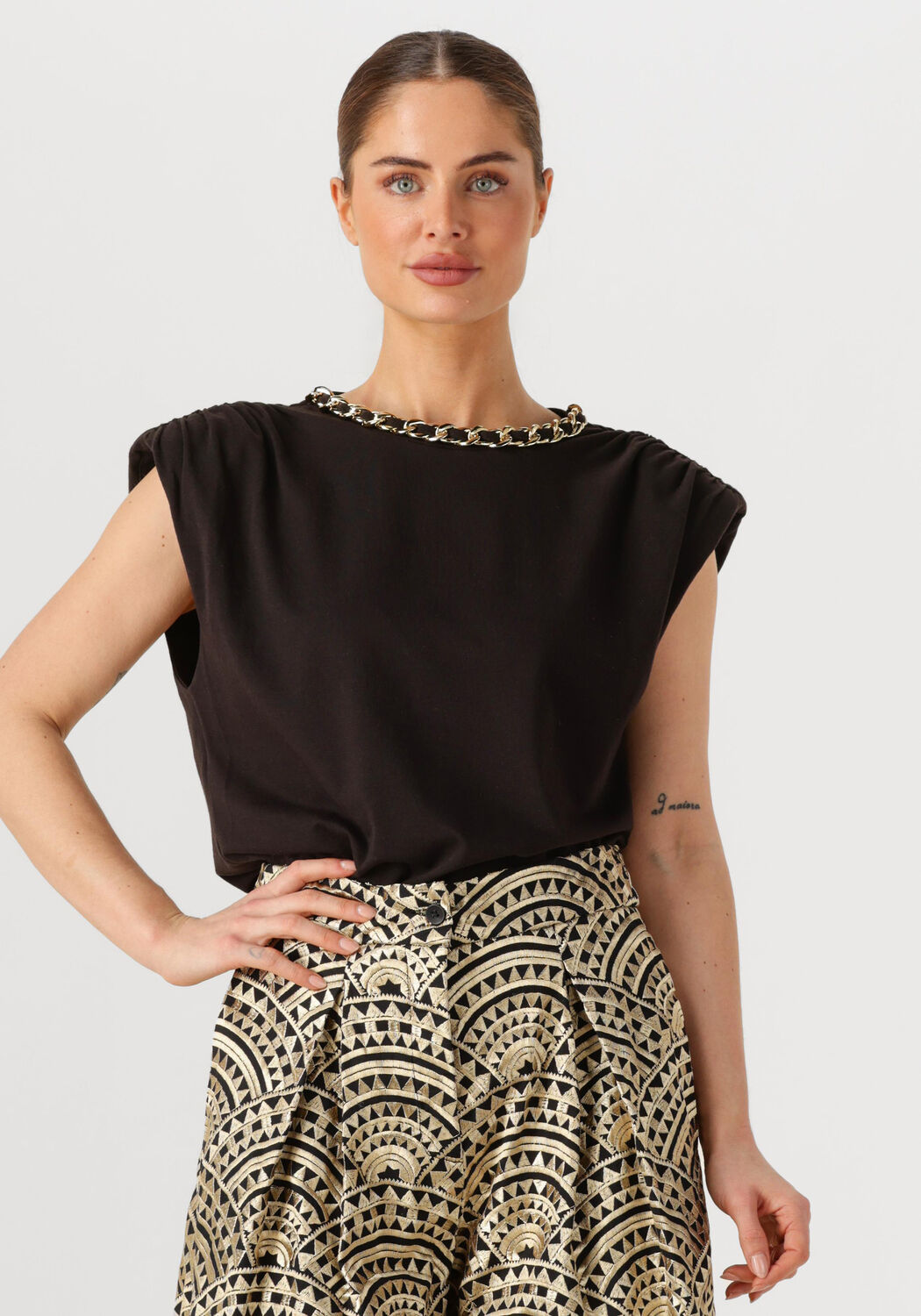 AAIKO Dames Tops & T-shirts Amara Co 540 Zwart