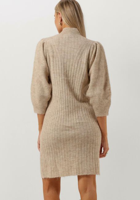 Beige MINUS Mini jurk DITTA KNIT DRESS - large