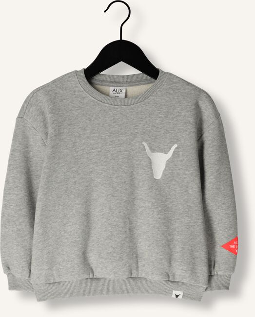 Grijze ALIX MINI Sweater KNITTED BULL SWEATER Grijze ALIX MINI Sweater KNITTED BULL SWEATER - large