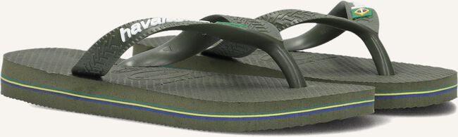 Groene HAVAIANAS Teenslippers BRASIL LOGO KIDS Groene HAVAIANAS Teenslippers BRASIL LOGO KIDS - large