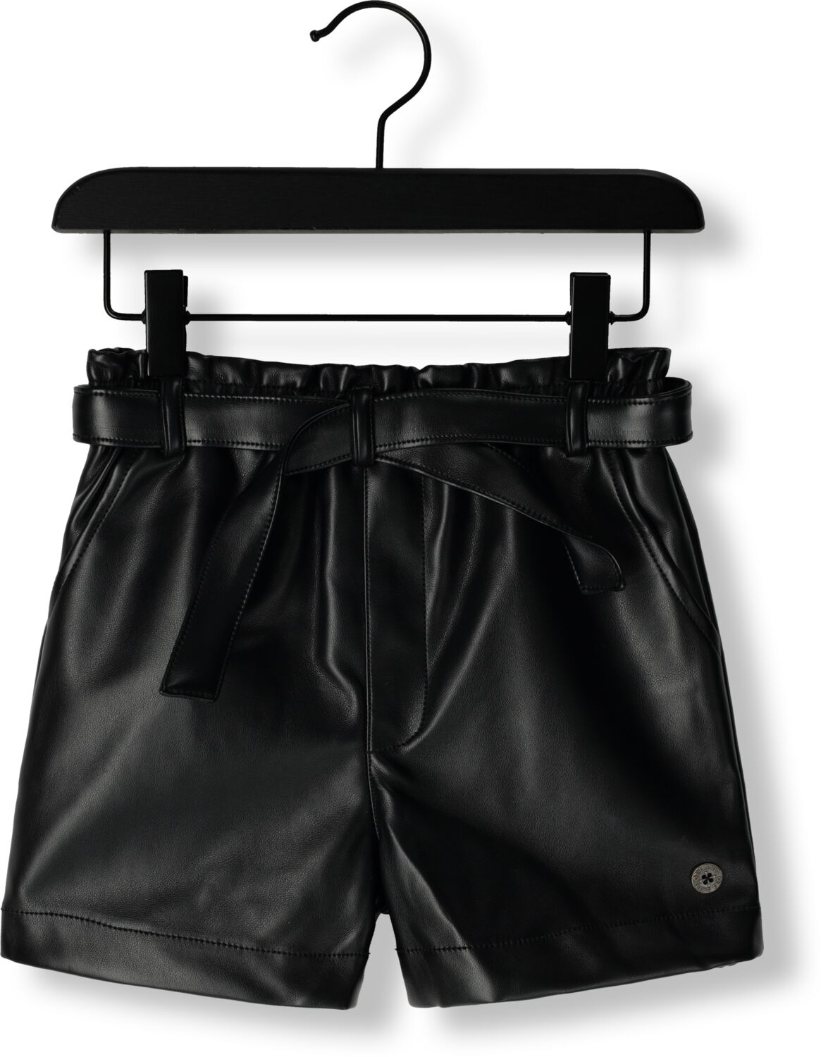 LIKE FLO Meisjes Broeken Fay-linn Fake Leather Short Grijs