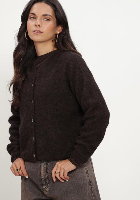 Bruine BY-BAR Trui CLEO CARDIGAN - large
