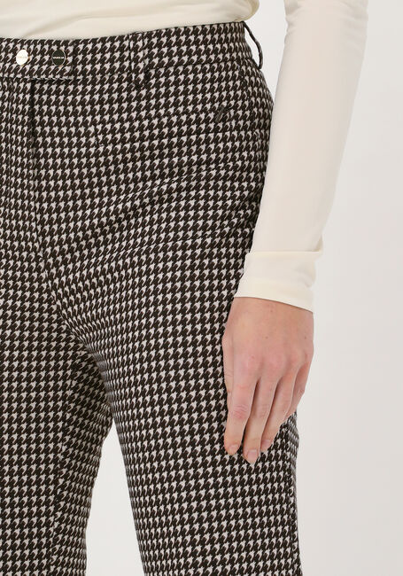 Bruine VANILIA Flared broek FLARE PIED - large