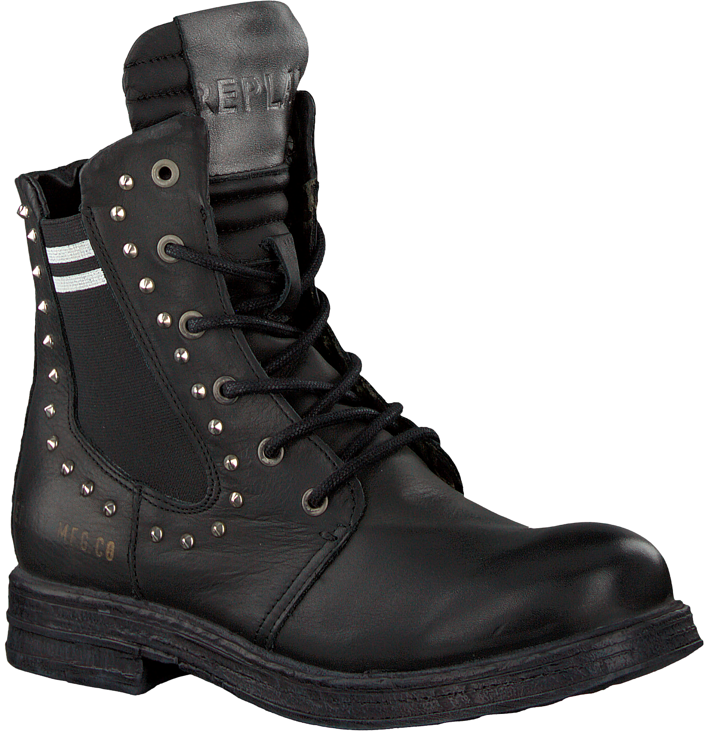 Zwarte REPLAY Biker boots RL260059L SKIN | Omoda Zwarte REPLAY Biker boots DUNYA | Omoda