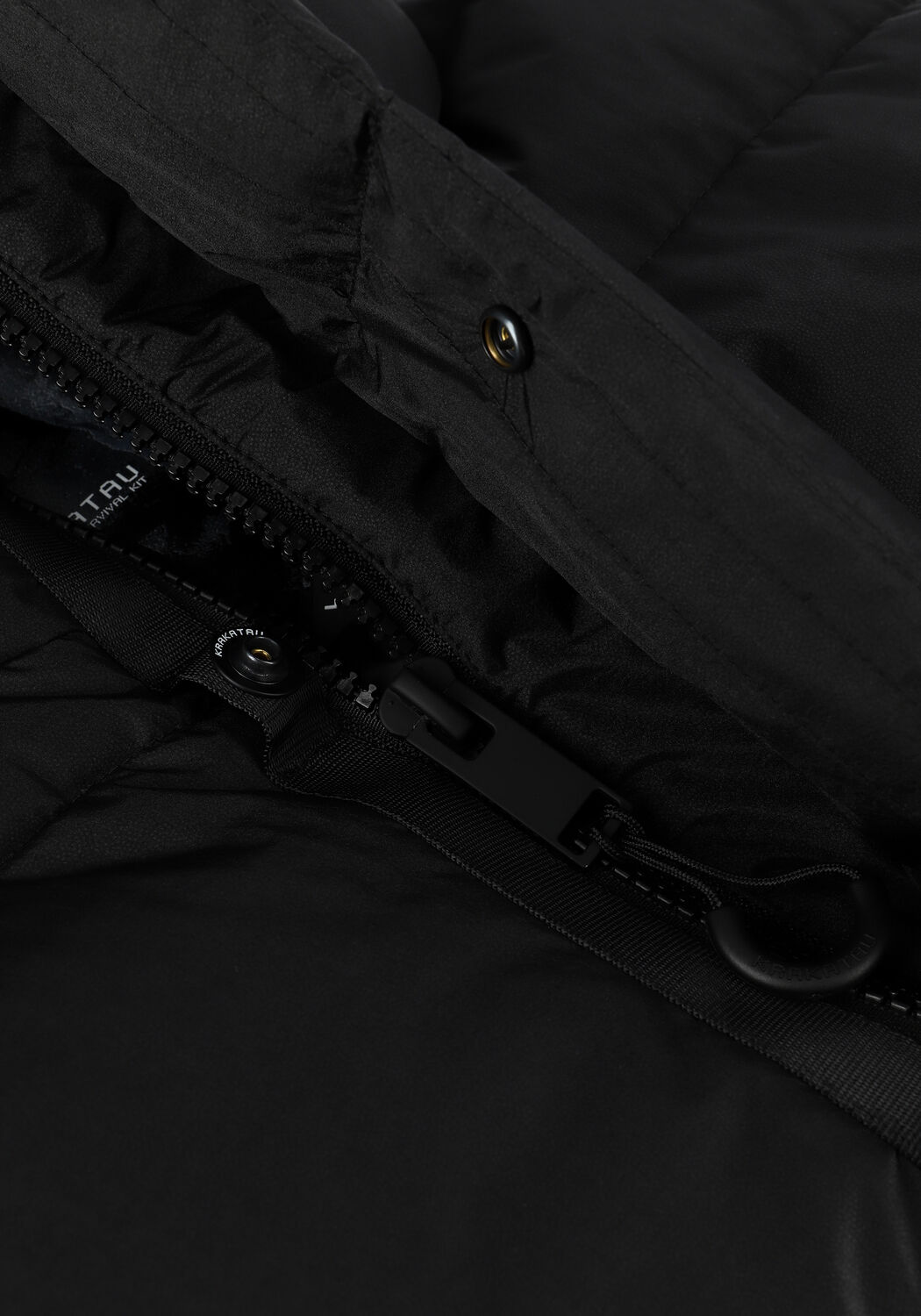 Zwarte KRAKATAU Gewatteerde jas QM322 - large