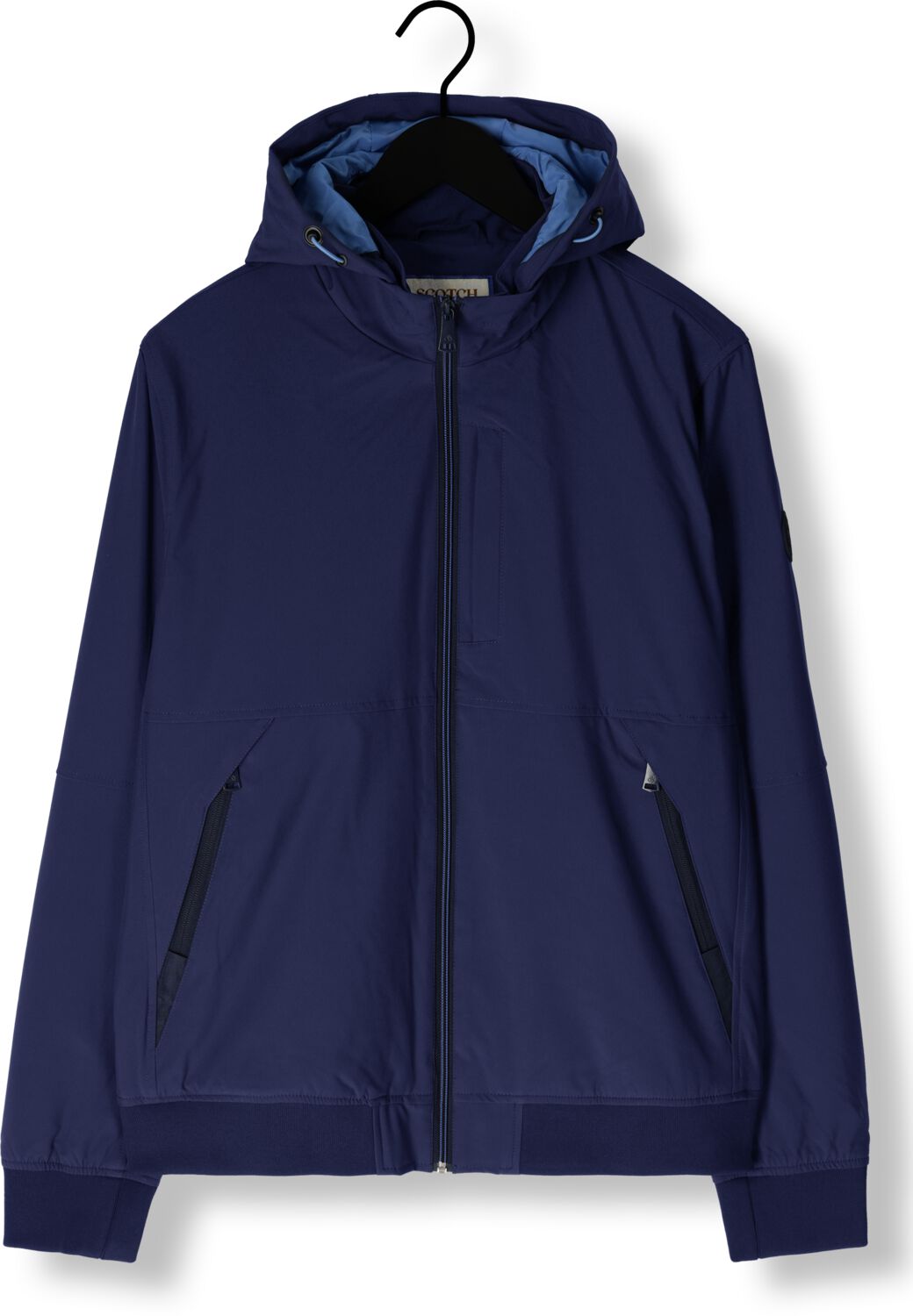 SCOTCH & SODA Heren Jassen Hooded Colourblock Jacket Donkerblauw