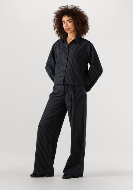 Zwarte MOVES Wijde broek ANDRIANA PANTS 4431 - large