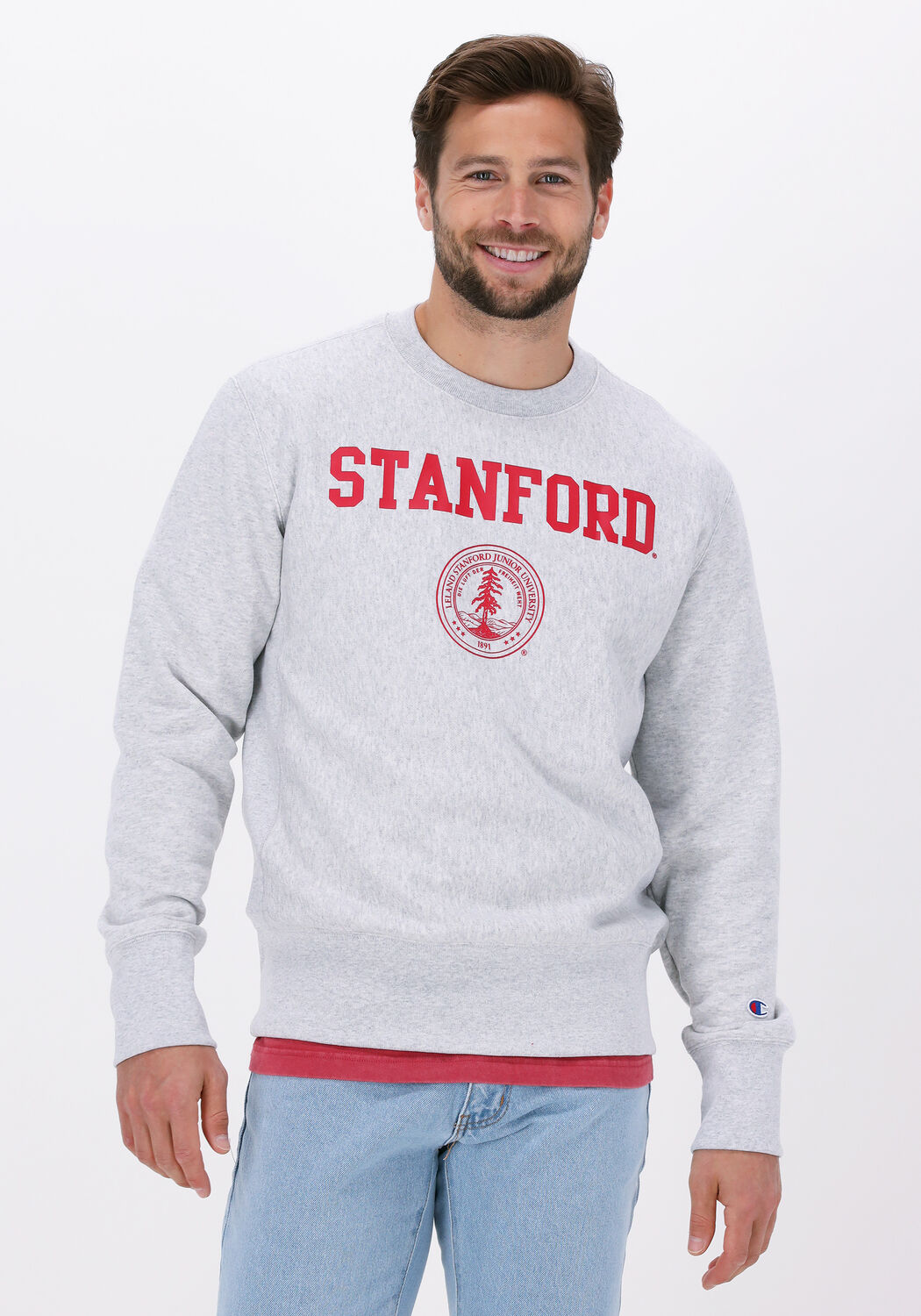 Champion sweater grijs underworld top