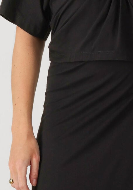 Zwarte JANSEN AMSTERDAM Midirok FALTA ROK V 663 - large
