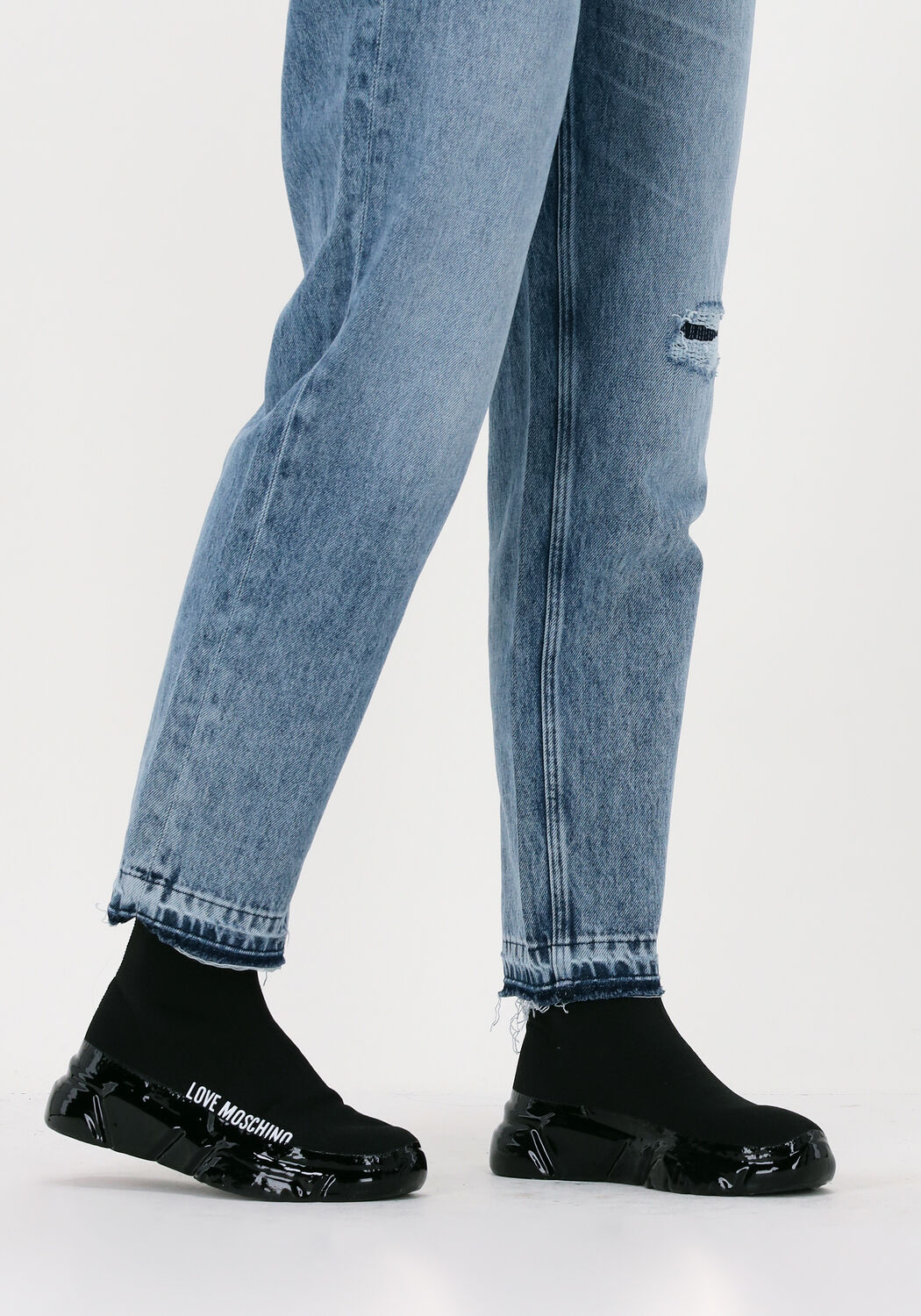 Multi LOVE MOSCHINO Hoge sneakers JA15713G0D - large