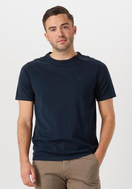 Donkerblauwe DSTREZZED T-shirt ZEKE TEE - large