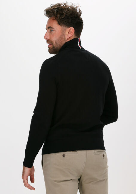 Zwarte TOMMY HILFIGER Coltrui PIMA COTTON CASHMERE ROLL NECK - large