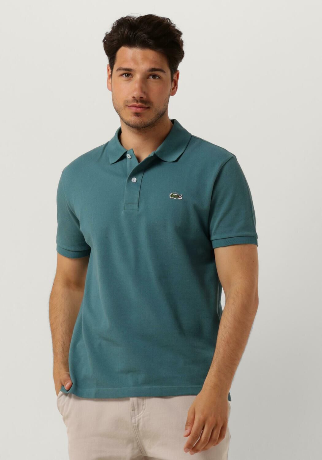 LACOSTE Heren Polo's & T-shirts 1hp3 Men's s Polo 01 Petrol
