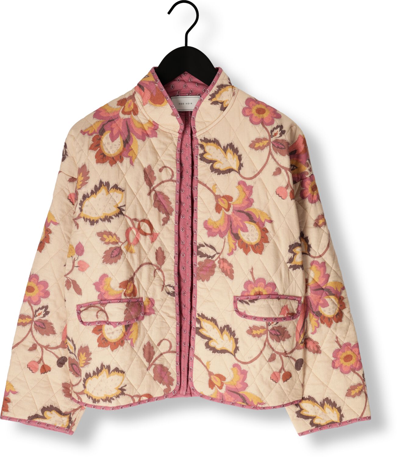 NEO NOIR Dames Jassen Hema Floral Trail Quilt Jacket Multi