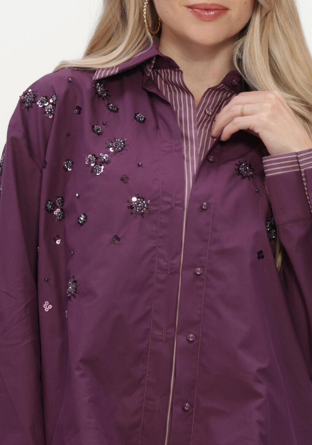 CAROLINE BISS Dames Blouses 4627 Plum