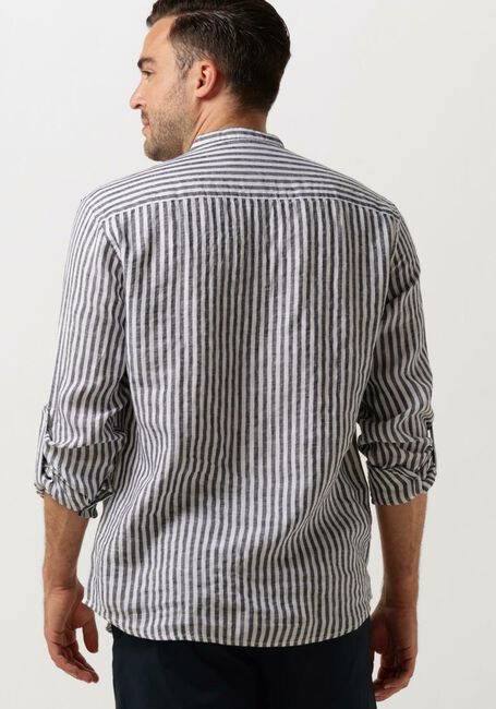 Grijze SELECTED HOMME Casual overhemd SLHREGKYLIAN-LINEN SHIRT LS BAND - large