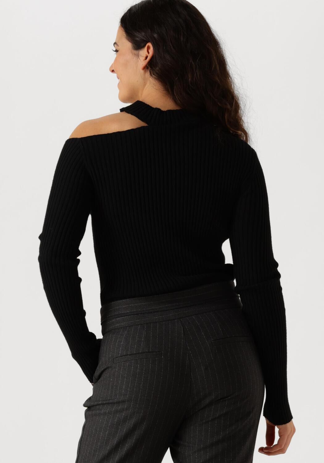 AAIKO Dames Tops & T-shirts Anouk Vis 321 Zwart