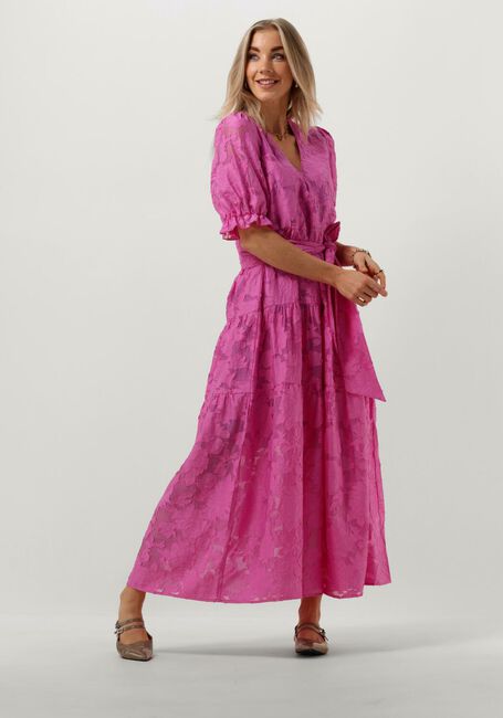 Roze SELECTED FEMME Midi jurk SLFCATHI-SADIE 3/4 ANKLE DRESS - large
