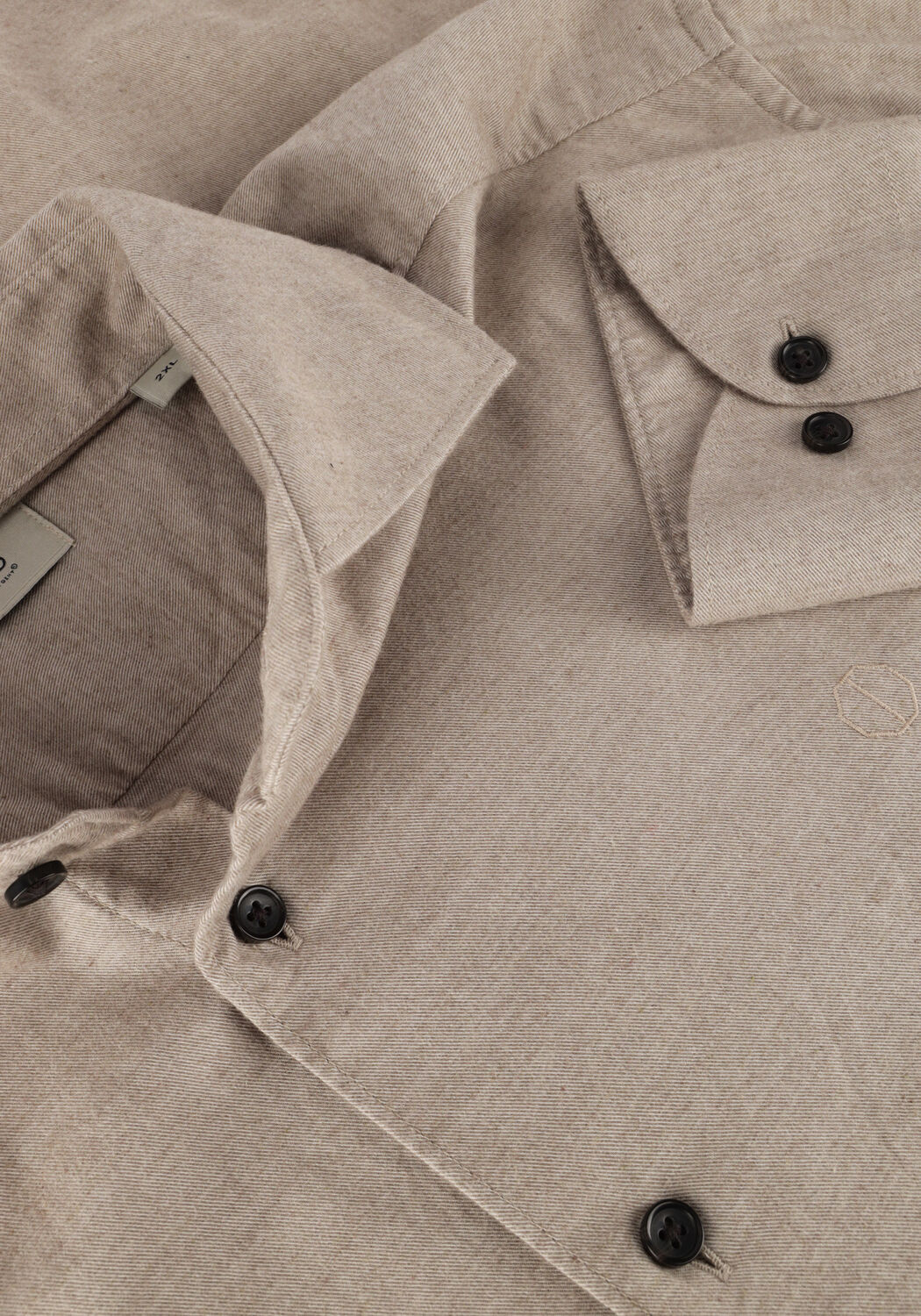 Taupe DSTREZZED Casual overhemd OLAV SHIRT - large