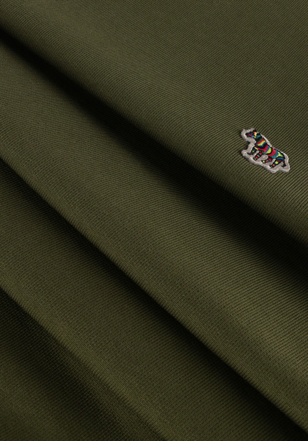 Olijf PS PAUL SMITH Sweater MENS REG FIT SWEATSHIRT ZEBRA - large