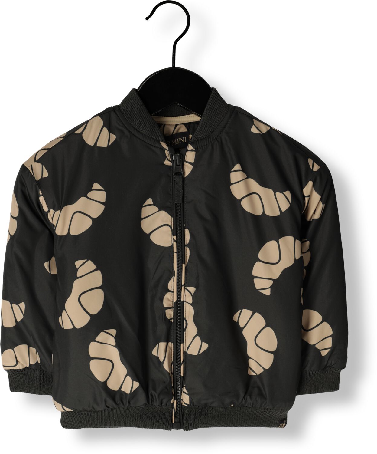 Z8 winterjas Chiem antraciet Jongens Polyester Capuchon All over print 80