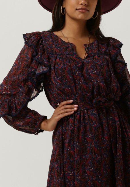 Bordeaux LOUIZON Mini jurk DORY ROBE - large