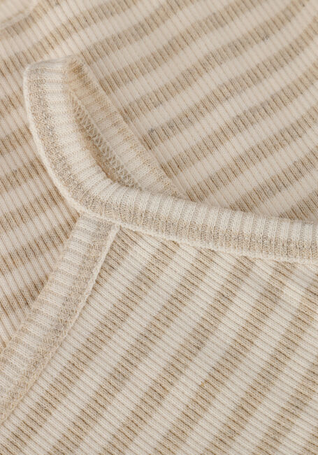 Gebroken wit PLAY UP Top STRIPED RIB TOP - large