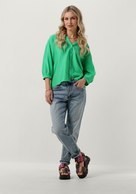 Groene POM AMSTERDAM Blouses VIOLET LUSH GREEN BLOUSE - large