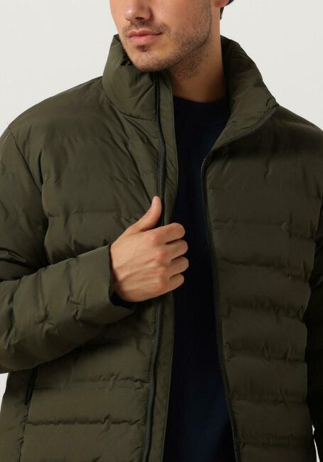 Donkergroene SELECTED HOMME Gewatteerde jas SLHBARRY QUILTED JACKET B NOOS - large