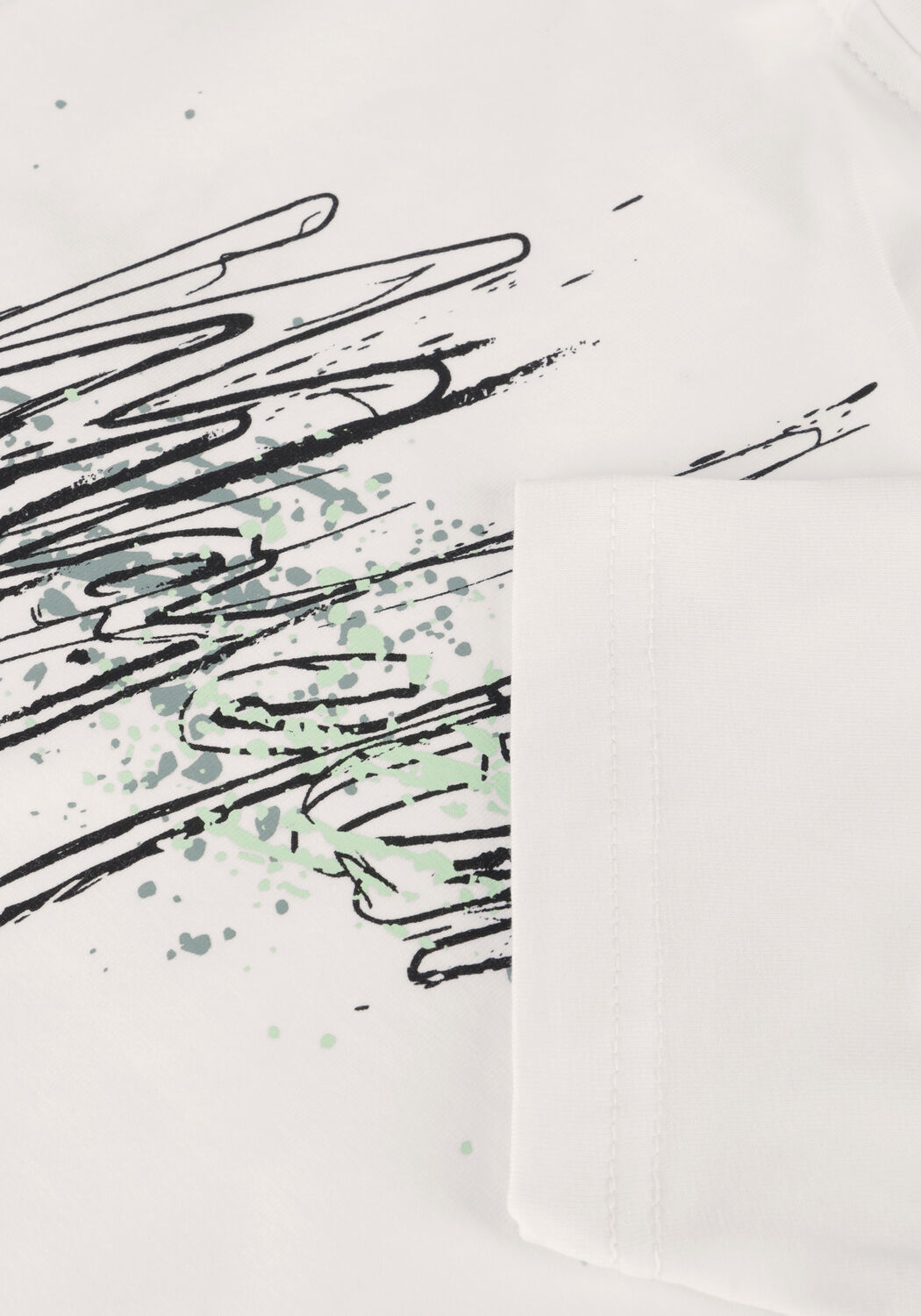 Witte MALELIONS T-shirt SPLASH T-SHIRT - large