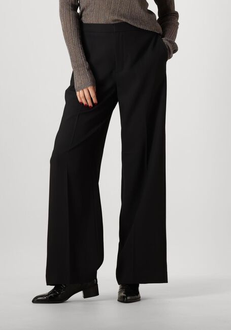 Zwarte MOS MOSH Wijde broek LEYA MILEY PANT - large