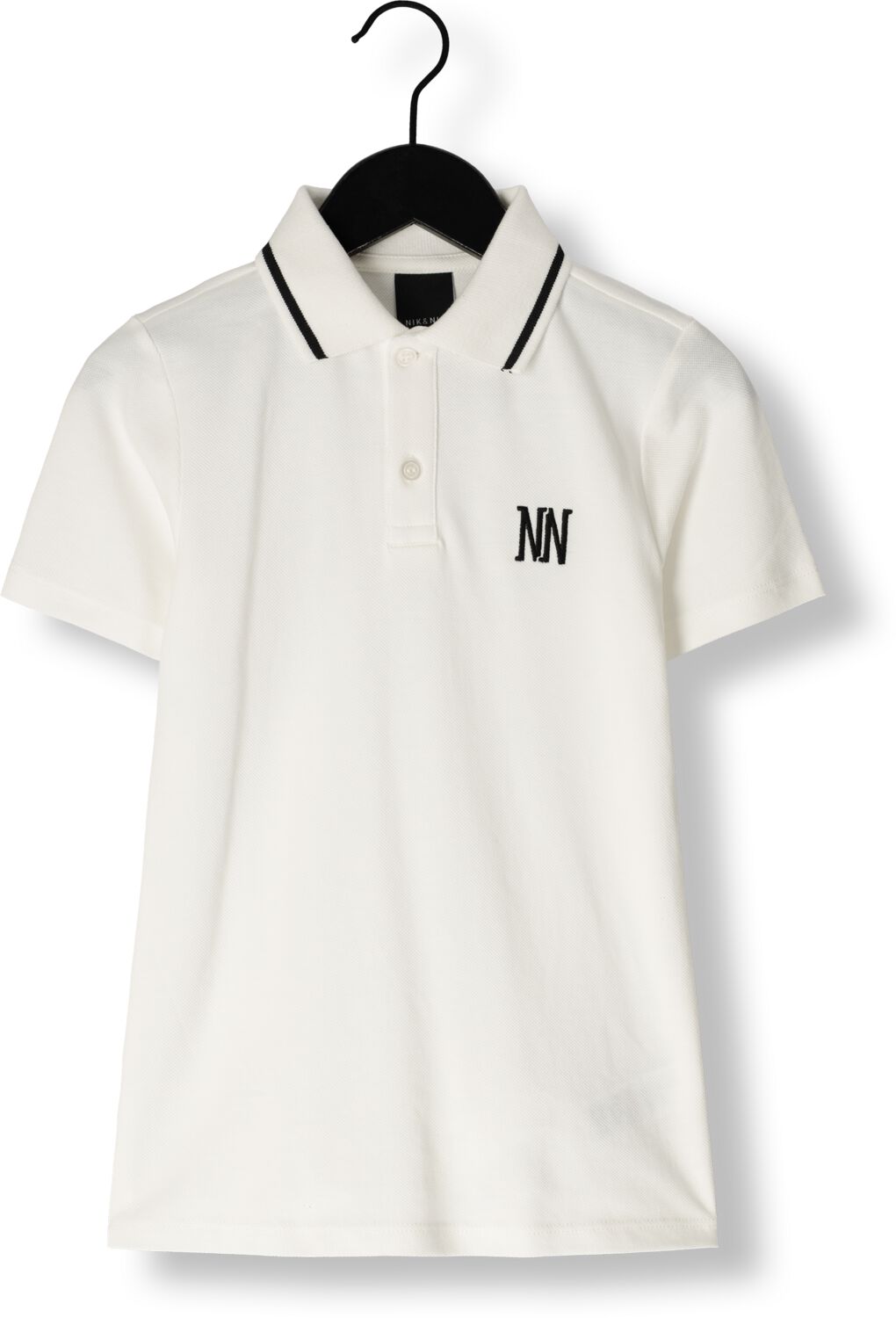 NIK & NIK Jongens Polo's & T-shirts Brody Polo Wit