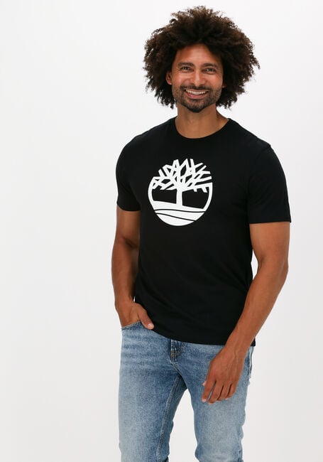 Zwarte TIMBERLAND T-shirt SS K-R BRAND TREE T - large